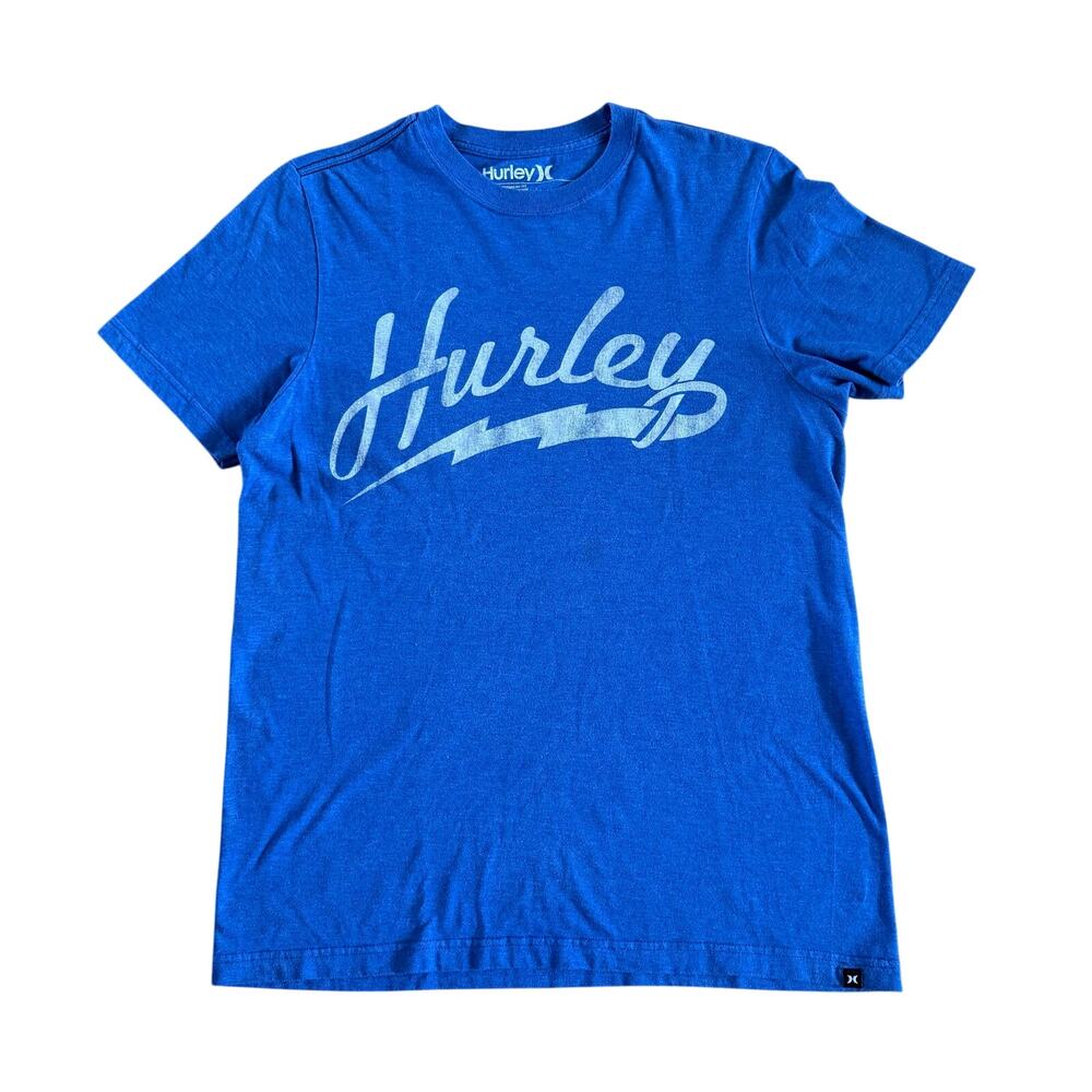 Men's M Hurley Blue Short Sleeve Premium Fit Tee Shirt
